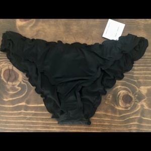 Black bikini bottom
